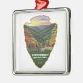 Shenandoah National Park Arrowhead Metalen Ornament (Links)