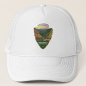 Shenandoah National Park Arrowhead Trucker Pet (Voorkant)