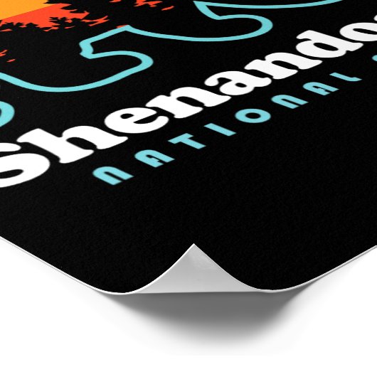 Shenandoah National Park Bear Shenandoah Valley  Poster (Hoek)