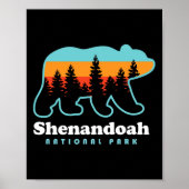 Shenandoah National Park Bear Shenandoah Valley  Poster (Voorkant)