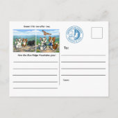 Shenandoah National Park Briefkaart (Achterkant)