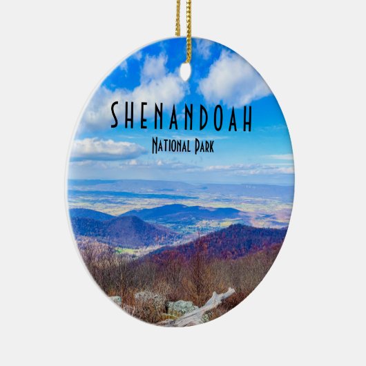 Shenandoah National Park Ceramic Ornament (Rechts)