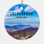 Shenandoah National Park Ceramic Ornament (Voorkant)