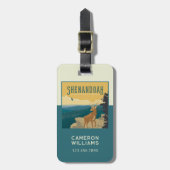 Shenandoah National Park | Deer Bagagelabel (Voorkant verticaal)