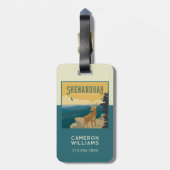 Shenandoah National Park | Deer Bagagelabel (Achterkant verticaal)