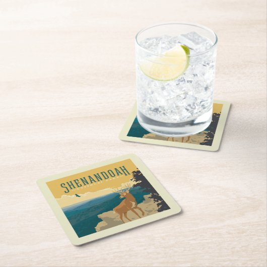 Shenandoah National Park | Deer Kartonnen Onderzetters (Insitu)