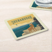 Shenandoah National Park | Deer Kartonnen Onderzetters (Schuin)