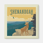 Shenandoah National Park | Deer Magneet (Voorkant)
