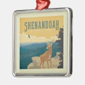 Shenandoah National Park | Deer Metalen Ornament (Links)