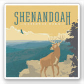 Shenandoah National Park | Deer Sticker (Voorkant)
