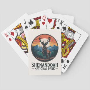 Shenandoah National Park herten embleem Pokerkaarten