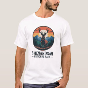 Shenandoah National Park herten embleem T-shirt