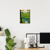 Shenandoah National Park illustratie retro Decora Poster (Thuiskantoor)