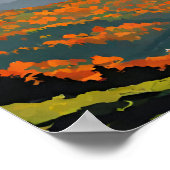 Shenandoah National Park illustratie retro Poster (Hoek)