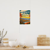 Shenandoah National Park illustratie retro Poster (Keuken)