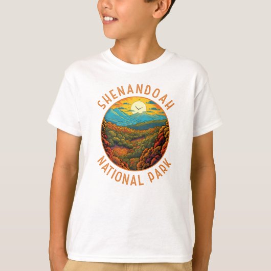 Shenandoah National Park Noodcirkel T-shirt (Voorkant)