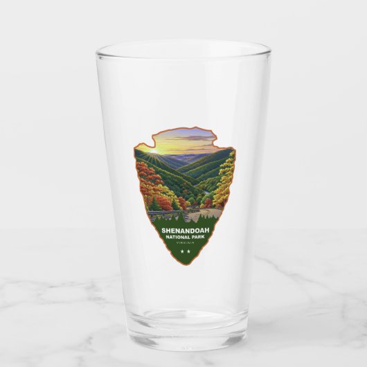 Shenandoah National Park Pijlkop Glas (Voorkant)