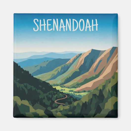 Shenandoah National Park Reis Magneet (Voorkant)