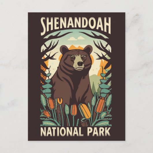 Shenandoah National Park skyline drive beer Briefkaart (Voorkant)