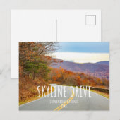 Shenandoah National Park Skyline Drive Briefkaart (Voorkant / Achterkant)