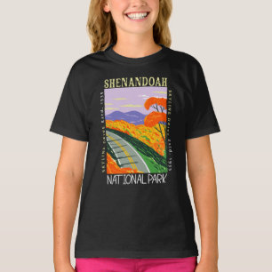 Shenandoah National Park Skyline Drive Distress T-shirt