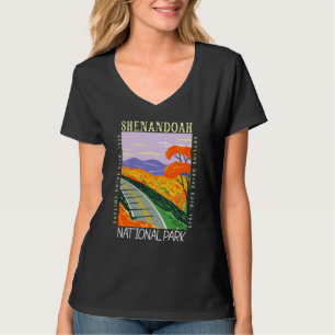 Shenandoah National Park Skyline Drive Distress T-shirt