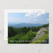 Shenandoah National Park Skyline Drive Schilderach Briefkaart (Voorkant / Achterkant)