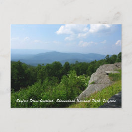 Shenandoah National Park Skyline Drive Schilderach Briefkaart