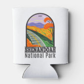 Shenandoah National Park Skyline Drive Virginia Blikjeskoeler (Achterkant)