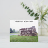 Shenandoah National Park Skyline Drive Virginia Briefkaart (Staand voorkant)