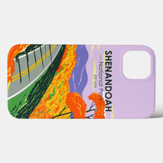 Shenandoah National Park Skyline Drive Virginia Case-Mate iPhone Case (Achterkant (horizontaal))