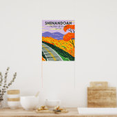 Shenandoah National Park Skyline Drive Virginia Poster (Keuken)