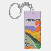 Shenandoah National Park Skyline Drive Virginia Sleutelhanger (Voorkant Links)
