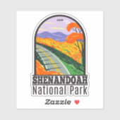 Shenandoah National Park Skyline Drive Virginia Sticker (Vel)