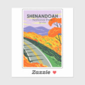 Shenandoah National Park Skyline Drive Virginia Sticker (Vel)