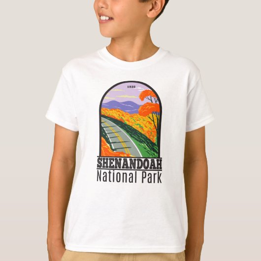 Shenandoah National Park Skyline Drive Virginia T- T-shirt (Voorkant)