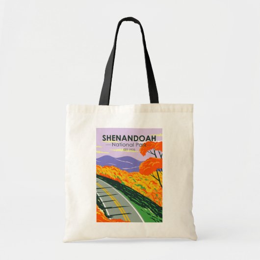 Shenandoah National Park Skyline Drive Virginia Tote Bag (Voorkant)