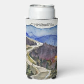 Shenandoah National Park skyline drive waterkleur Seltzer Blikjeskoeler (Seltzer Achterkant)