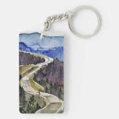 Shenandoah National Park skyline drive waterkleur Sleutelhanger (achterkant)