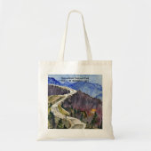 Shenandoah National Park skyline drive waterkleur Tote Bag (Voorkant)