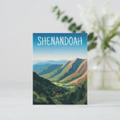 Shenandoah National Park Travel Briefkaart (Staand voorkant)