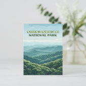 Shenandoah National Park Virginia Blue Ridge Retro Briefkaart (Staand voorkant)