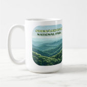 Shenandoah National Park Virginia Blue Ridge Retro Koffiemok (Links)