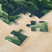 Shenandoah National Park Virginia Blue Ridge Retro Legpuzzel (Zijkant)