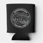 Shenandoah National Park Virginia Monoline Blikjeskoeler (Achterkant)