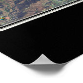 Shenandoah National Park Virginia Satellite Poster (Hoek)