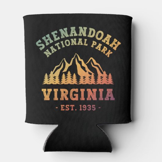 Shenandoah National Park Virginia USA Blikjeskoeler (Achterkant)