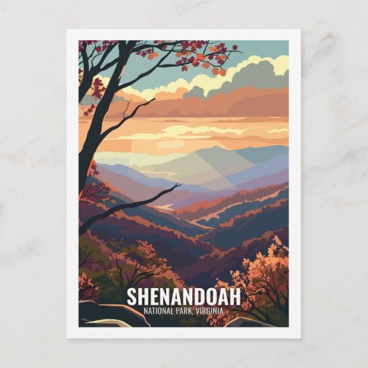 Shenandoah National Park Virginia USA Briefkaart (Voorkant)