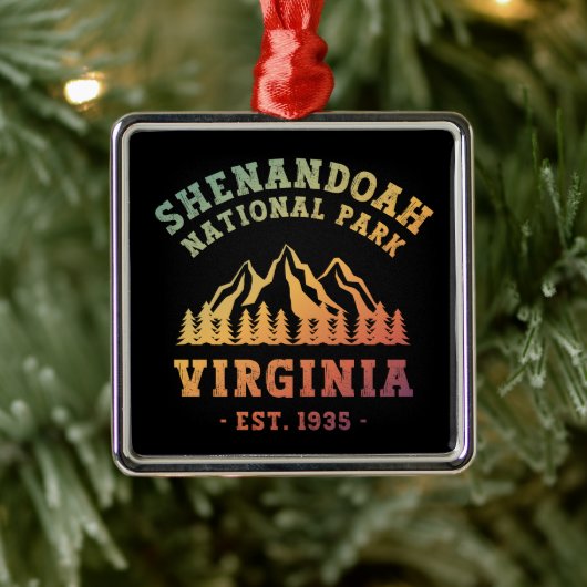 Shenandoah National Park Virginia USA Metalen Ornament (Boom)