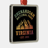 Shenandoah National Park Virginia USA Metalen Ornament (Rechts)